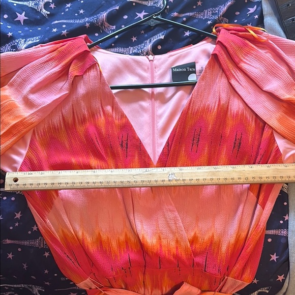 Maison Tara Sunset Striped Maxi Dress - Picture 9 of 12